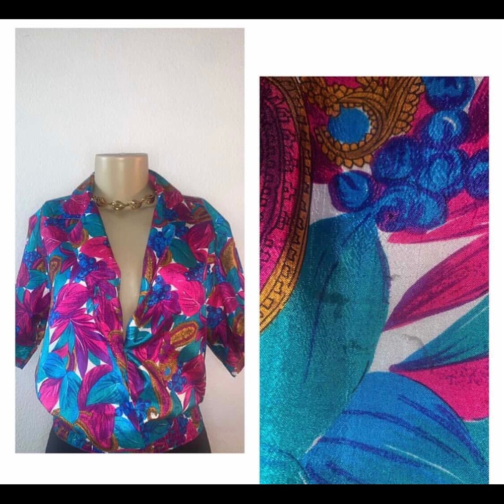 Vintage David Matthew Floral Blouse